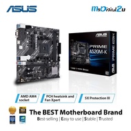 Asus Prime A520M-K AM4 Ryzen Motherboard + AMD R3 3200G I R5 5600G I R7 5700G CPU Combo Offer