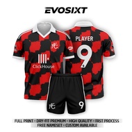 Custom Jersey FULHAM AWAY 26/27 Dry-Fit Milano Material Full Printing Free Custom Nickname and Numbe