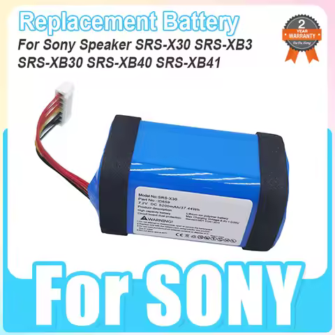 Replacement Battery For Sony Speaker SRS-X30 SRS-XB3 SRS-XB30 SRS-XB40 SRS-XB41