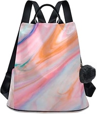 Sunflowers - Backpack for Women 13.4x5.9x15 Inch Fashion Work Backpack for Girl Nurse, Marble Cake,