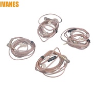IVANES KZ Earphones Cord For KZ ZEX 3.5mm 2Pin Cable Twisted Cable Upgrade High-Purity In Ear Cable