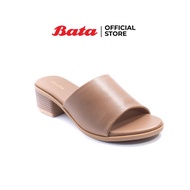 Bata บาจา รองเท้ามีส้น รองเท้าเสริมส้น รองเท้าแตะมีส้น สูง 2 นิ้ว สำหรับผู้หญิง รุ่น Zippy สีโทป 6615430