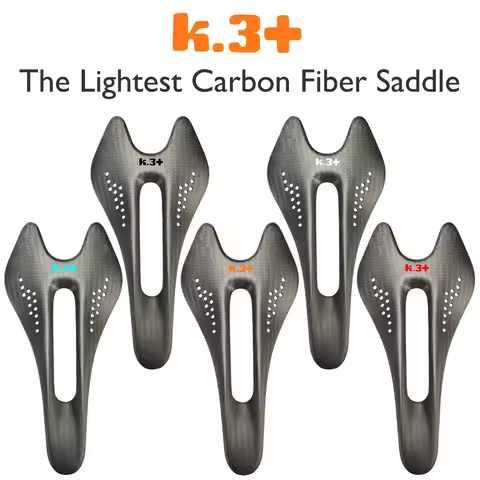 K3 full carbon fiber ultralight bicycle saddle, 132x242/122x242mm, suitable for road/mountain/gravel