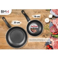 Teflon Set BMW 18cm and 25cm/Fry Pan Set BMW contains 2 pcs