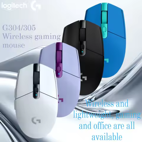 Wireless Logitech G304/G305 Gaming Mouse - LIGHTSPEED Tech, 6 Programmable Buttons, 12000 DPI, Compa