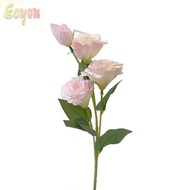 ECYOU Artificial Lisianthus Flowers, Simulation Design Large Size Artificial Eustoma Grandiflorum Ro
