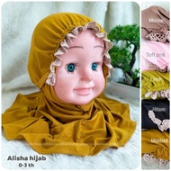 Alisha Hijab / Jilbab Kerudung Instan Bayi Dan Anak 1 Sampai 3 Tahun