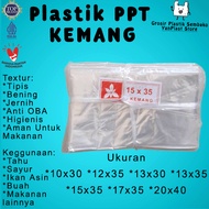 Thin KEMANG Tofu PP Plastic for Tofu, Vegetables, Fish and Fruit Complete Sizes 10x30, 12x35, 13x30,
