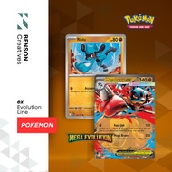 Riolu, Mega Lucario ex (ex Evolution Line) [Mega Evolution] Pokémon TCG
