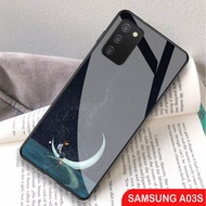 Softcase Glass Kaca  Samsung A03S - Casing Hp Samsung A03S - C12 - Pelindung hp  - Case Handphone - Casing Handphone Samsung A03S - Silikon handphone Samsung A03S