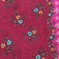 kain batik meteran katun 40s motif warna merah, abu-abu, biru/tosca