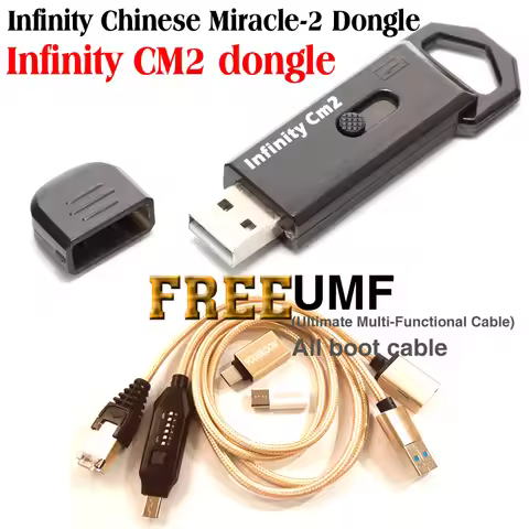 2025 New infinity CM2 dongle infinity box dongle + UMF All Boot Cable for GSM CDMA phones