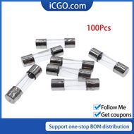 100pcs 5*20 6*30 Glass Fuse Fast Fuse 250V F3A F4A F5A F6A F7 F8A F10A F12A F15A F20A F25A Quick Blo
