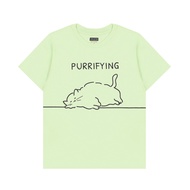 HIJAU M231 Kids Light Green Short Graphic T-shirt 2720A