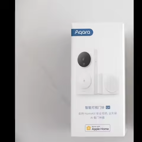 Aqara Smart Video Doorbell G4 1080p FHD HomeKit Secure Video Doorbell Camera Local Face Recognition 