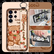 phone case mobile case Phone Case For Samsung Galaxy S24 Ultra cute Back Cover Silicone simple Wrist