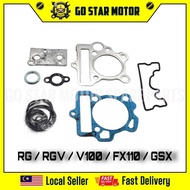 SUZUKI RG110 RG / RGV / V100 / GSX GSX110 / FX 110 FX110 Top Set Gasket Complete Set Head & Block & 