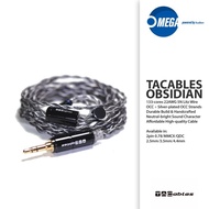 TACABLES OBSIDIAN Litz 22AWG 5N Silver-plated OCC Upgrade IEM Cable