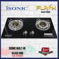 iSONIC Built-In Glass Hob/ Gas Stove/ Dapur Gas, IGB-002/ IGB-003