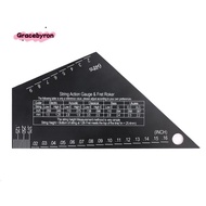 Fret Leveling Tool Guitar Luthier Tool Ruler Stainless Steel Fret Rocker