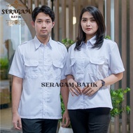 White Civil Servant Uniform for Men, White PDH Uniform, White Civil Servant Uniform, White Civil Ser