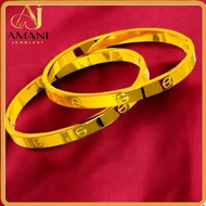 Bangle Cartier Bangsawan Hot Fashion (COP916) PERSIS EMAS 916 bracelet Emas Korea Bangkok Murah AMAN