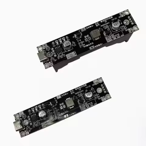 5V 9V 12V Type-C 18650 Lithium Battery Boost Step Up Module UPS Uninterruptible Power Supply Charge 