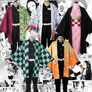 Anime Kimetsu No Yaiba/Demon Slayer Kids Cosplay Set Obanai, Kanao, Tanjiro, Nezuko, Giyuu, Shinobu 