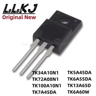 5PCS  TK34A10N1 TK72A08N1 TK100A10N1 TK7A45DA TK5A45DA TK6A55DA TK13A65D TK6A60W TO-220F MOS FET