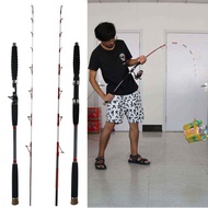 50LB 1.6M Boat Fishing Rod Solid Tip Spinning / Baitcasting Jigging Rod Slow Jigging Rod Ocean Fishi