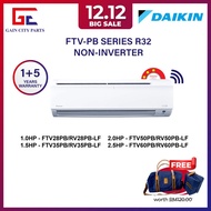 DAIKIN R32 FTV-PB Series WIFI NON-INVERTER Air Conditioner- FTV28PB / FTV35PB / FTV50PB / FTV60PB