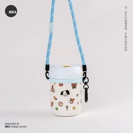 AKS shoulder strap, freely adjustable straplength, bottle accessory