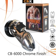 CB-X CB-6000 Male Chastity Device Designer Collection Chrome Finish (CB-X Authorized Dealer)