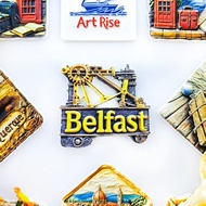 Ireland Belfast Ship Maker Hanger Refrigerator Stickers Three-Dimensional Magnetic Stickers Travel S