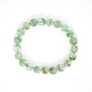 寶麗金珠寶-天然翡翠綠幽靈水晶手珠