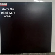 granit lantai carport 60x60 black matt garuda tille