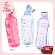 Tupperware 2L Giant Eco Bottle Outdoor Indoor Bekas Minum Liquid Tight Blue Pink Purple Pepel Botol 