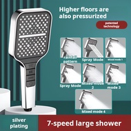 [In Stock] Shower Booster Shower Head Transparent Super Filter Lotus Head Handheld Shower Bath Shower Head