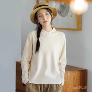 [New Chinese Style] Style Tops New Women's Long-Sleeved German V-Neck Bottoming Shirts Outer Wear Wa
