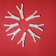 Silicone Oxygen Suction Tube Hydrogen Suction Tube Special Joint Y-Shaped Small Tee Tube Food Grade 