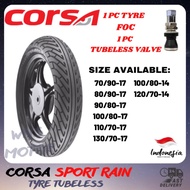 TAYAR CORSA SPORT RAIN 70/90x17-80/90x17-90/80x17-110/70x17-130/70x17 (Tayar Terbaru 2023)