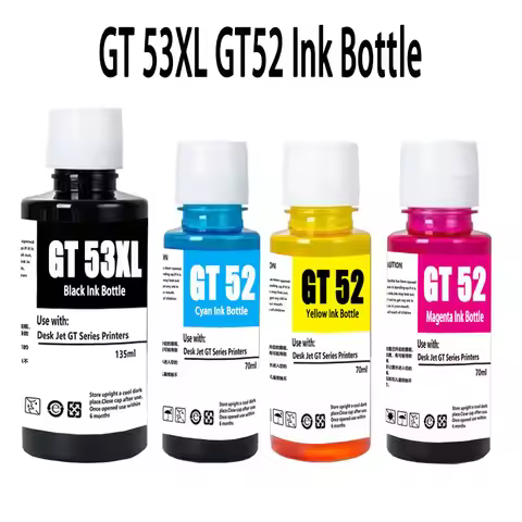 For HP GT-52 GT-53xl Refill Ink For HP GT5820 GT411 GT5810 GT410 518 519 510 531 450 455 500 515 516