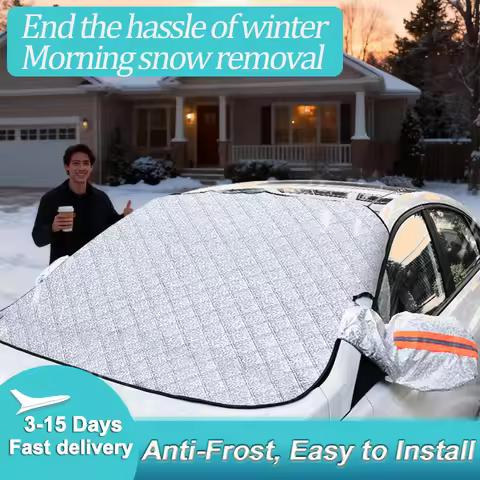 Thickened Magnetic Car Windshield Cover Anti Snow Frost Ice Sun Shield Universal Front Windscreen Pr