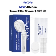 [ATOJET] 4th Gen Travel Filter Shower | Size Up | Large-Capacity Filter | Set/Refill