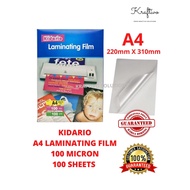 KIDARIO / LIYOU BRAND A4 LAMINATING FILM / LAMINATE FILM A4 / PLASTIK FILM LAMINATE A4