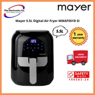Mayer 5.5L Digital Air Fryer MMAF501D SI - The Electronics Co.