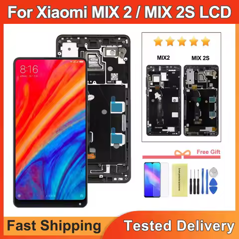 5.99" LCD Display For Xiaomi Mi Mix 2 Mix2 Mix2s Touch Screen Digitizer Assembly Replacement For Xia