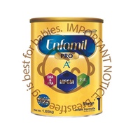 [Single Tin] Enfamil PRO A+ Stage 1 Infant Formula Baby Milk Powder 360DHA+ (0-12M) 1.65kg