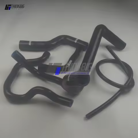 Silicone Radiator Hose Kit For 1982-1993 Mercedes-Benz 190E W201 1.8L/2.0L/2.3L M102 With A/C (5pcs)