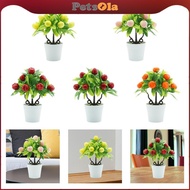 PETSOLA Artificial Potted Plants, Mini Artificial Plants, Bonsai, Home Decor, Artificial Fruit for B